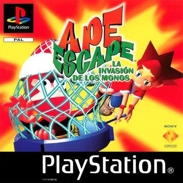 Ape Escape - La Invasion de los Monos (ES) box cover front